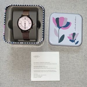 Fossil Hybrid Smartwatch “Jacqueline” - Pink Stainless Steel